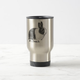 Dutch rabbit travel mug
