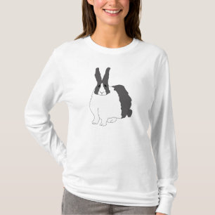 Dutch Rabbit Women Hoodie T-Shirt