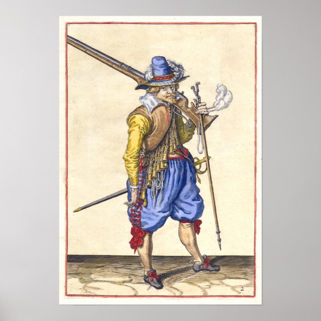 Dutch Rifleman - 17th Century - Poster (Front)