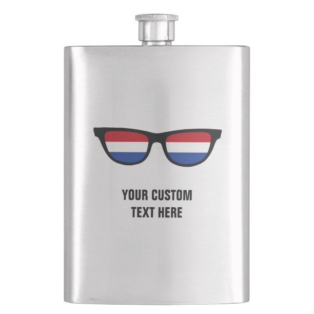 Dutch Shades custom flask (Front)