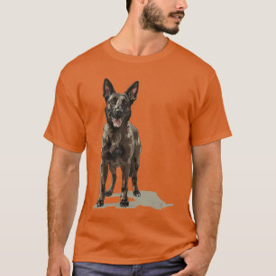 Dutch Shepherd Dog Breed vintage friends friend T-Shirt