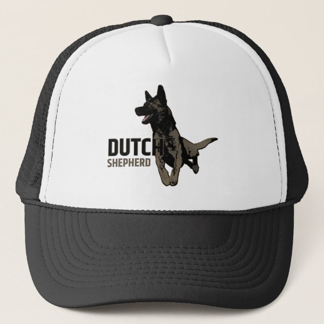Dutch Shepherd Dog Trucker Hat (Front)