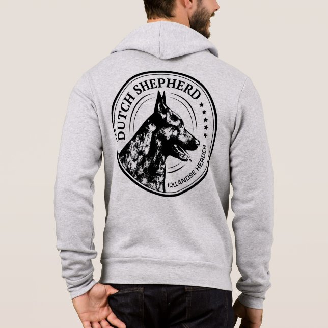 Dutch Shepherd - Dutchie Hoodie (Back)