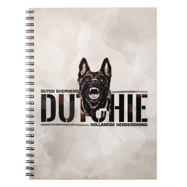 Dutch Shepherd -Hollandse Herdershond  Notebook (Front)