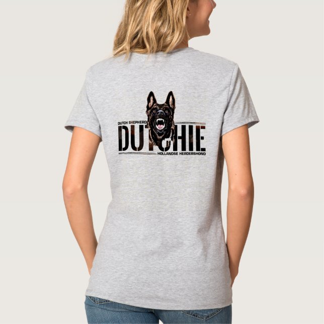 Dutch Shepherd -Hollandse Herdershond  T-Shirt (Back)