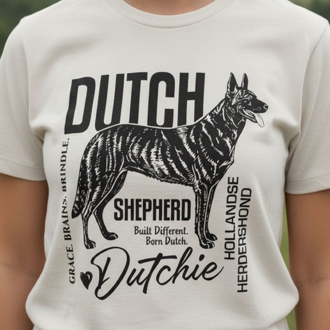 Dutch Shepherd -Hollandse Herdershond Tri-Blend Shirt (Creator Uploaded)