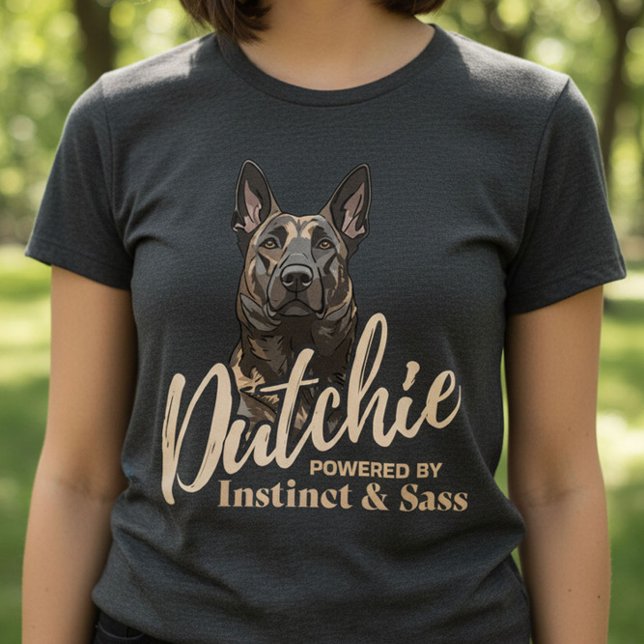 Dutch Shepherd -Hollandse Herdershond Tri-Blend Shirt (Creator Uploaded)