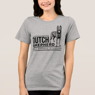 Dutch Shepherd -Hollandse Herdershond Tri-Blend Shirt