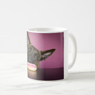 Dutch shepherd versus Donut Coffee Mug