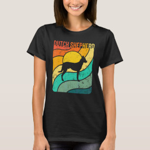 Dutch Shepherd Vintage Sunset Mum Dad T-Shirt