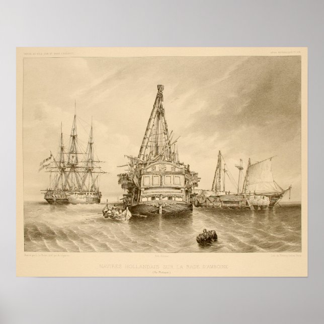 Dutch Ships Poster (Front)