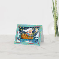 DUTCH SHOE SANTA SHIP, ICEBERGS, WHALE, TEDDY BEAR