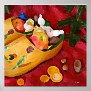 Dutch_shoes_ Merry Christmas Poster