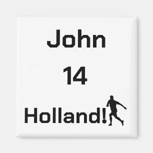 Dutch Soccer, customisable     Magnet