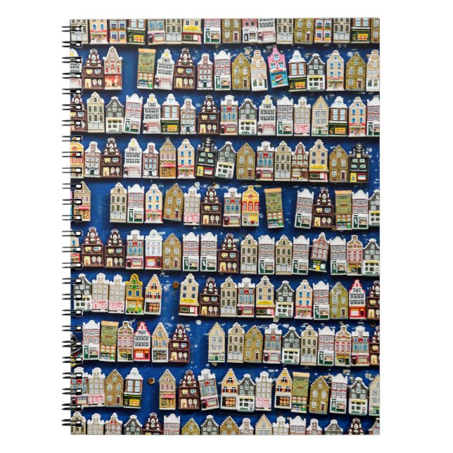 Dutch souvenirs, Amsterdam street scene. Notebook (Front)