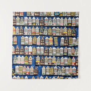 Dutch souvenirs, Amsterdam street scene. Tapestry