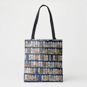 Dutch souvenirs, Amsterdam street scene. Tote Bag