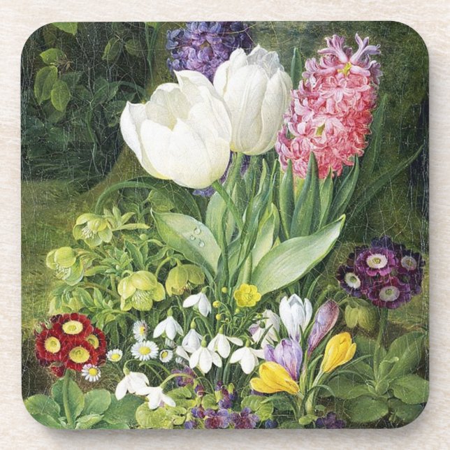 Dutch Spring Flowers Coaster (Front)