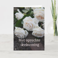 Dutch Sympathy Met oprechte deelneming