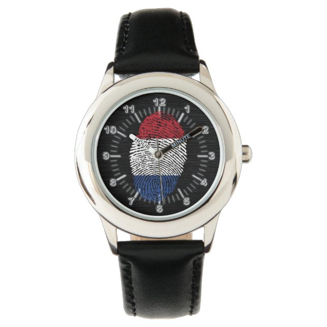 Dutch touch fingerprint flag watch (Front)