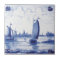 Dutch traditional blue tile