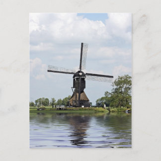 Dutch traditional windmill in Holland Postcard