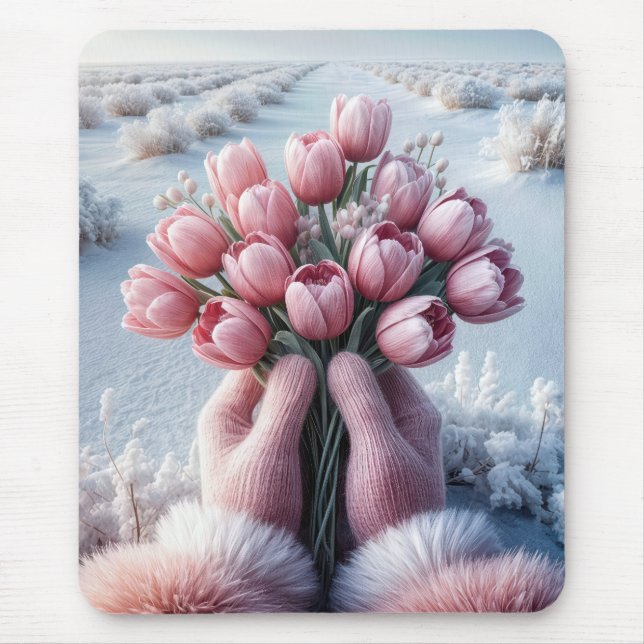 Dutch Tulip Bouquet Mouse Pad (Front)