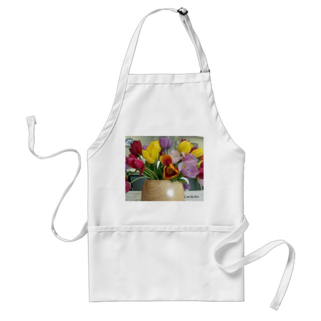 "Dutch Tulips Bouquet" Aproon Standard Apron (Front)