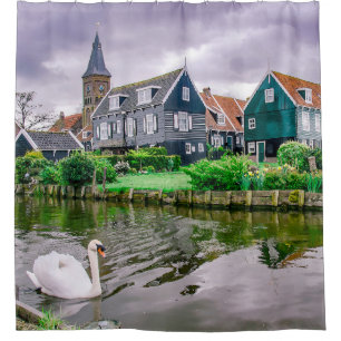 Dutch Village Marken Shower Curtain