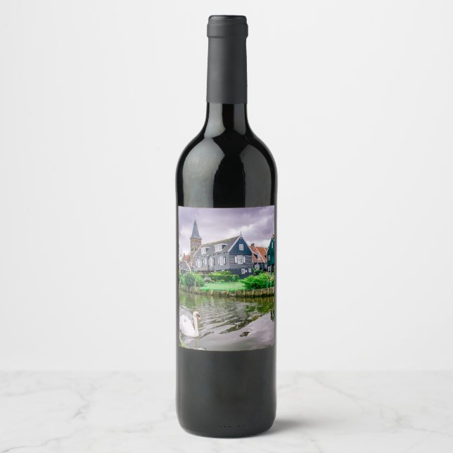 Dutch Village Marken Wine Label (Front)