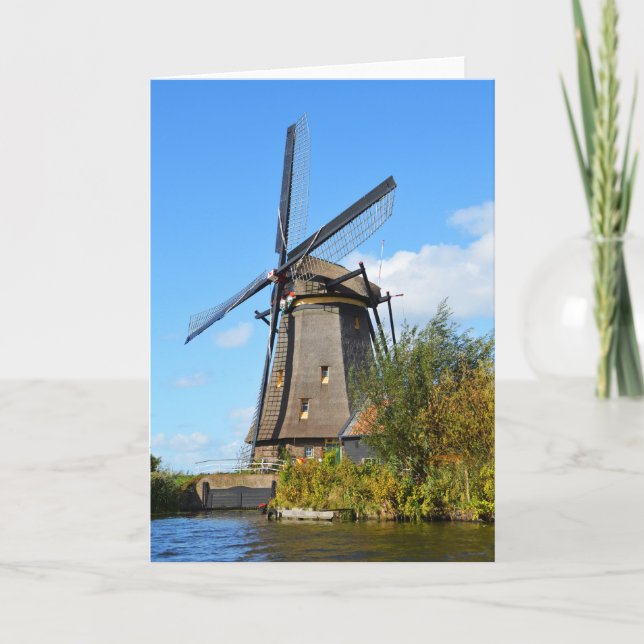 Dutch windmill card (Front)