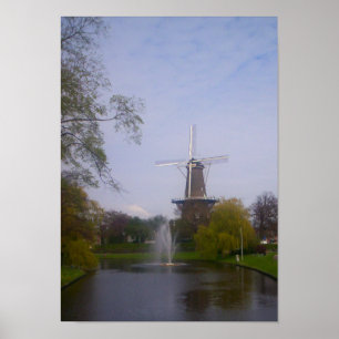 Dutch Windmill poster