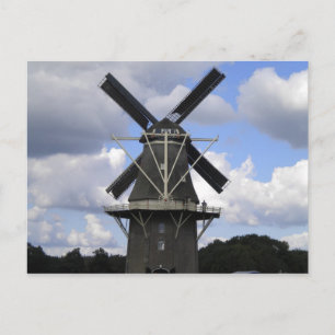 Dutch windmill poster postcard