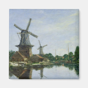 Dutch Windmills, 1884 Magnet