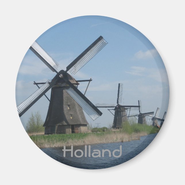 Dutch windmills magnet (Front)