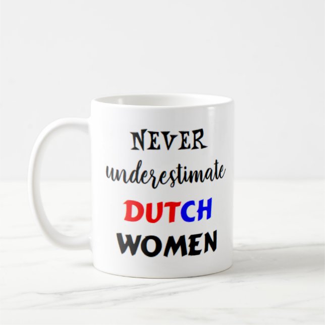 dutch women coffee mug (Left)