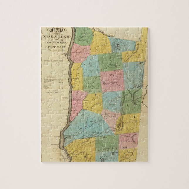 Dutchess, Putnam counties Jigsaw Puzzle (Vertical)
