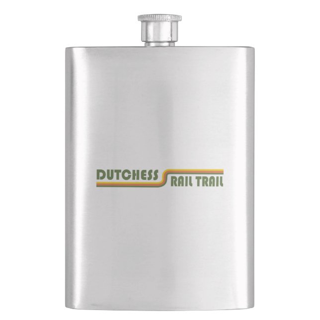 Dutchess Rail Trail Hip Flask (Front)