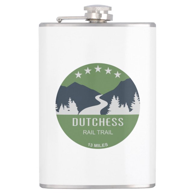 Dutchess Rail Trail Hip Flask (Front)