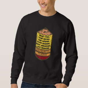 Duties Of A Kids Teacher Kindergarten Teacher Sweatshirt
