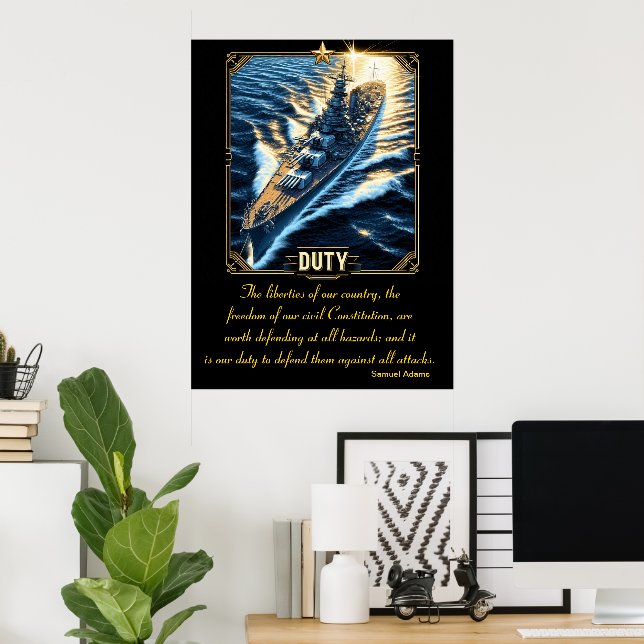 Duty: Above the Churning Sea Poster (Home Office)
