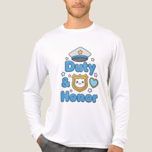 Duty & Honor – Proud to Protect Tri-Blend Shirt