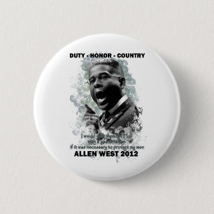 Duty Honour Country 6 Cm Round Badge