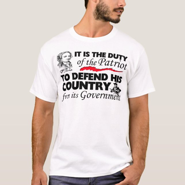 Duty Of The Patriot! T-Shirt (Front)