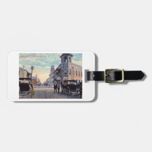 Duval St., Key West, Florida 1900 Vintage Postcard Luggage Tag