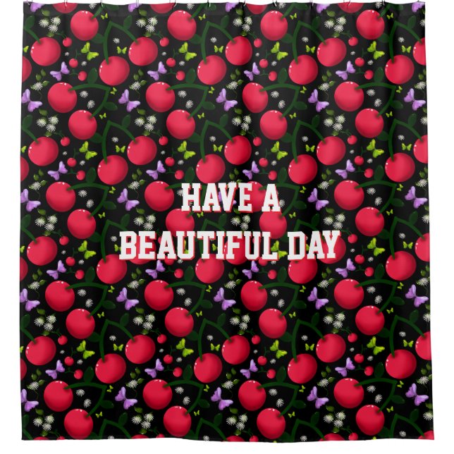 Duvet Cover Shower Curtain (Front)