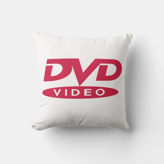 DVD Video Red Logo - Cushion (Front)