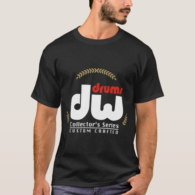 DW Drums Collector_s Series Custom Crafted Black S T-Shirt (Front)