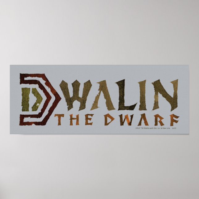 Dwalin Name Poster (Front)
