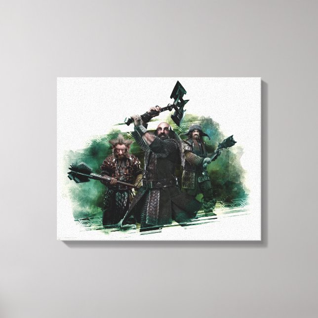 Dwalin, Nori, & Bofur Graphic Canvas Print (Front)